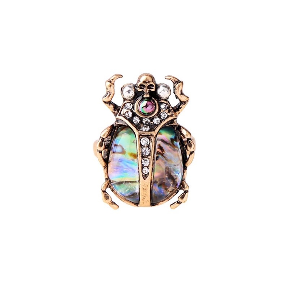 Beetle Ring Sz 7